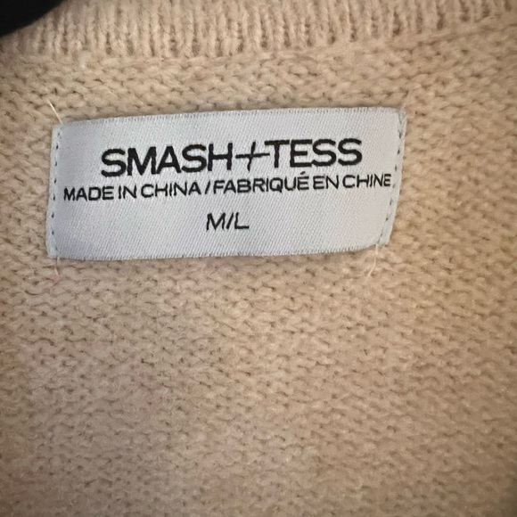 Smash + Tess Sweater Dress | M/L BEIGE - Picture 4 of 4